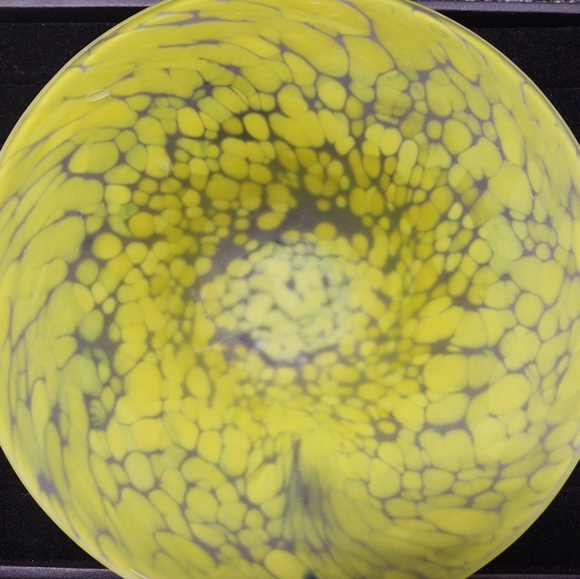 art glass blown glass bowl - Picture 4 of 4